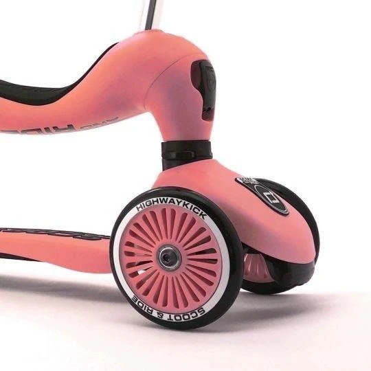 Paspirtukas - balansinis dviratukas Scoot & Ride Highwaykick 1 2in1 Peach 96353