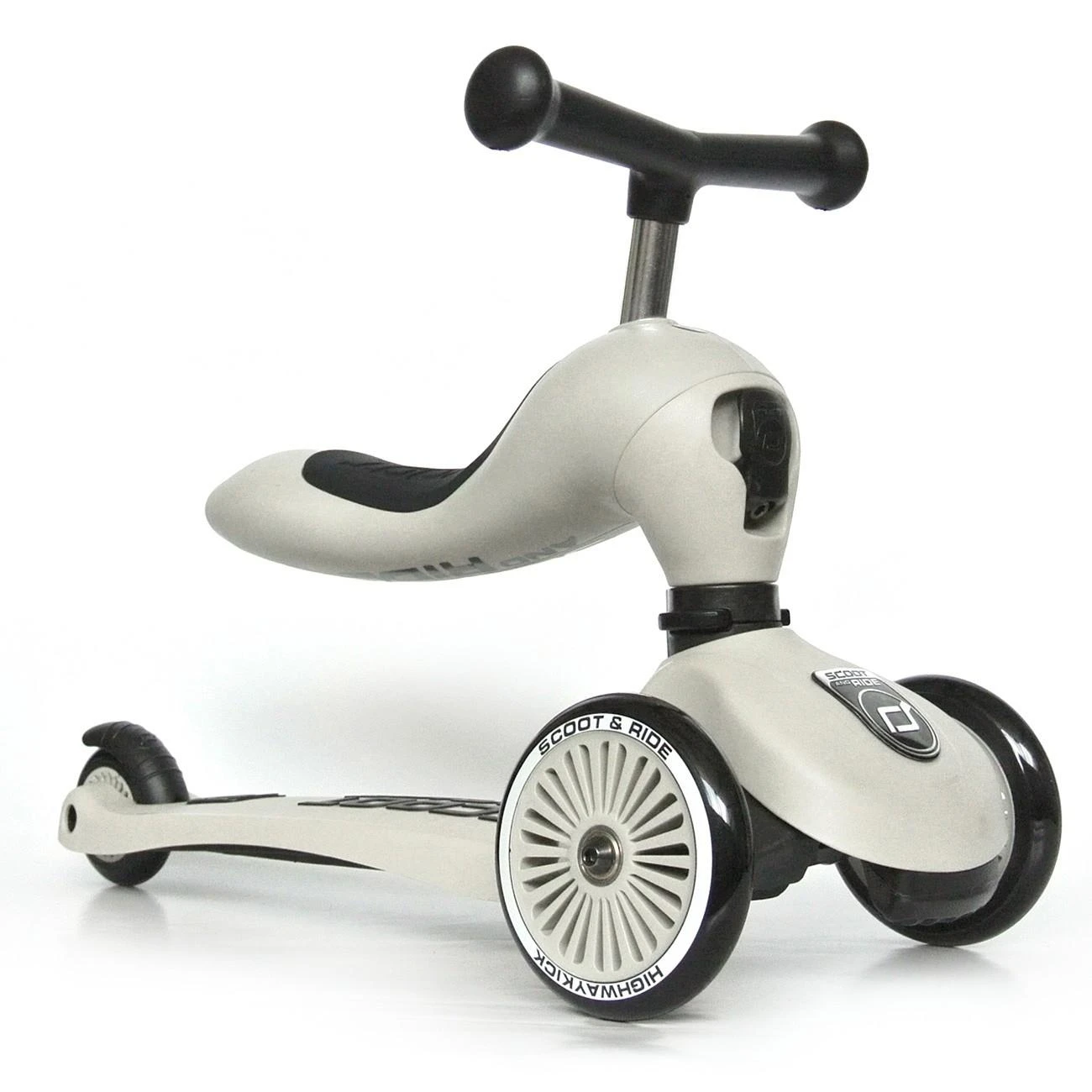 Paspirtukas - balansinis dviratukas Scoot & Ride Highwaykick 1 2in1 Ash 96268