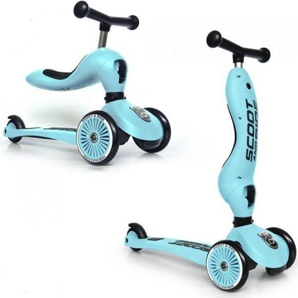 Paspirtukas - balansinis dviratukas Scoot & Ride 2in1 Blueberry 96352