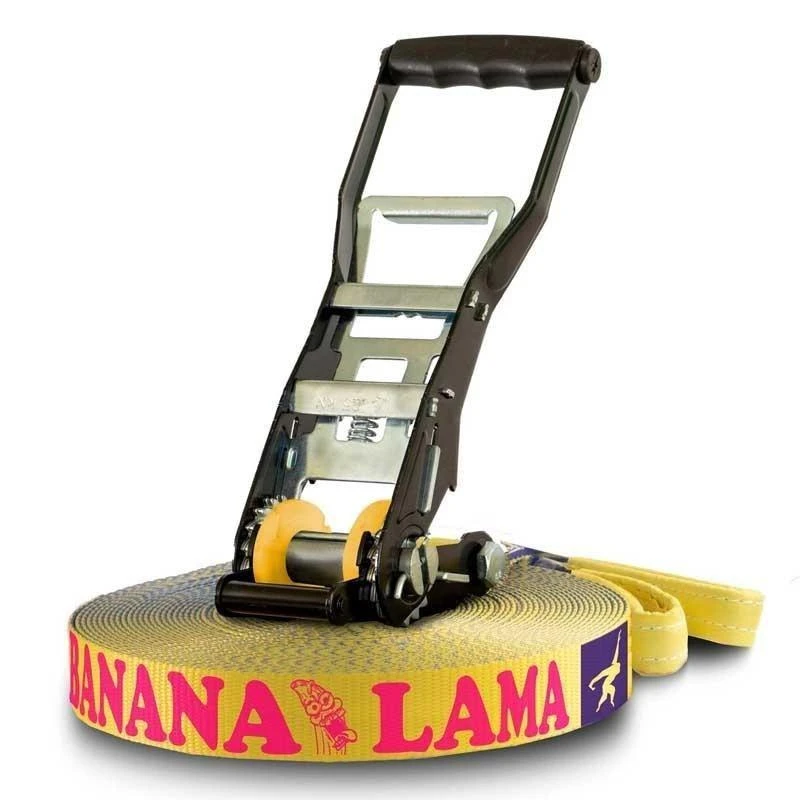 Vokietija Slackline Gibbon Banana Lama TreeWear rinkinys 15m/3,5cm