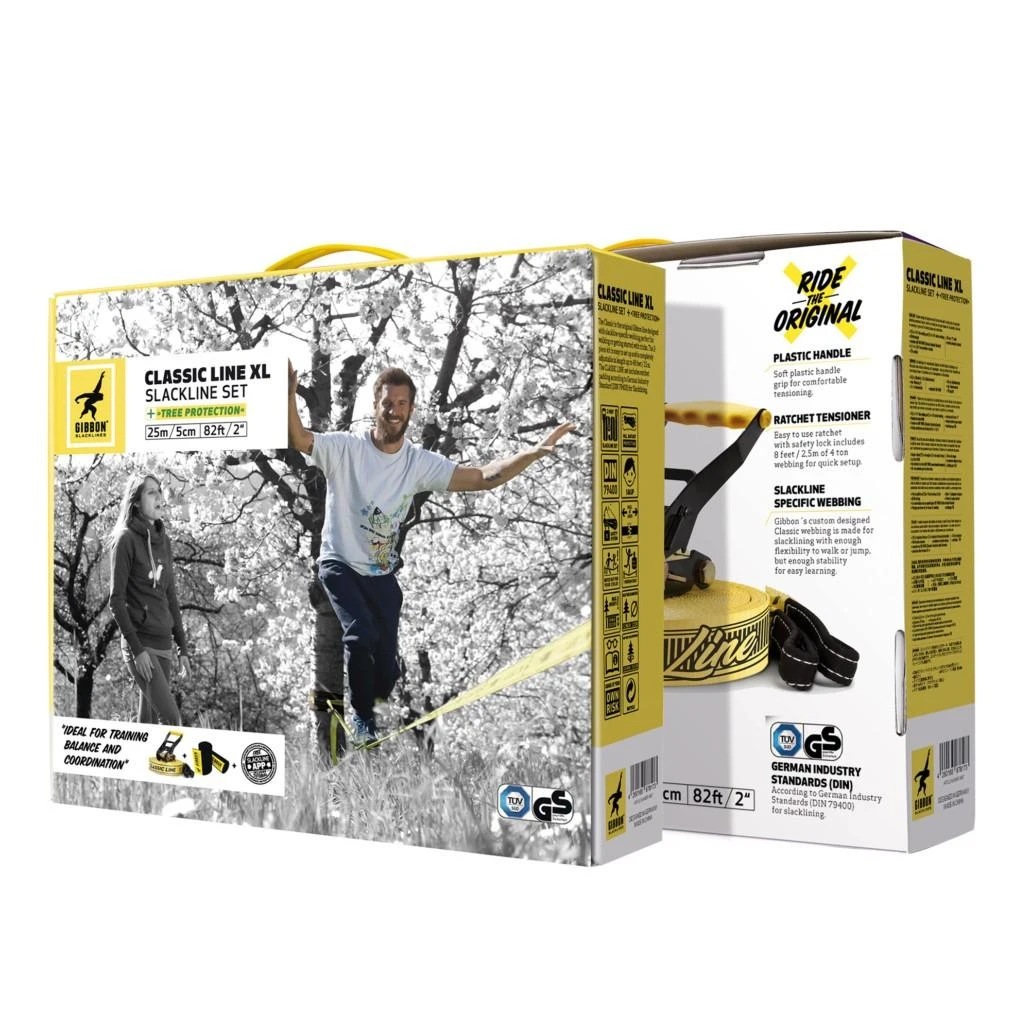 Vokietija Gibbon Classic Line TreeWear Set 15m/5cm balansavimo juosta