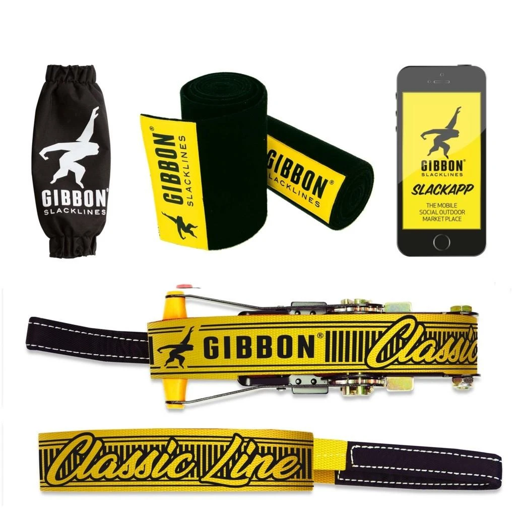 Vokietija Slackline Gibbon Classic Line XL 25m/5cm