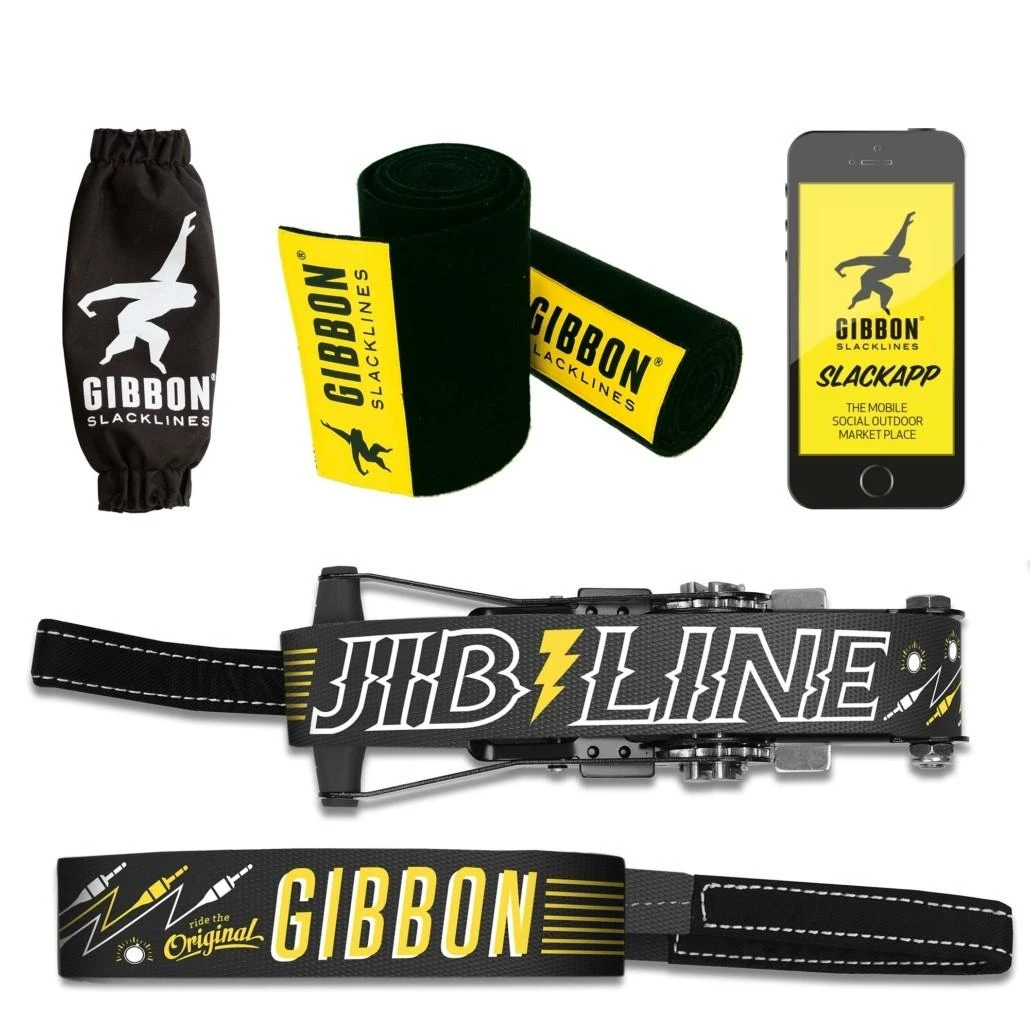 Vokietija Slackline Gibbon JibLine TreeWear rinkinys 15m/5cm