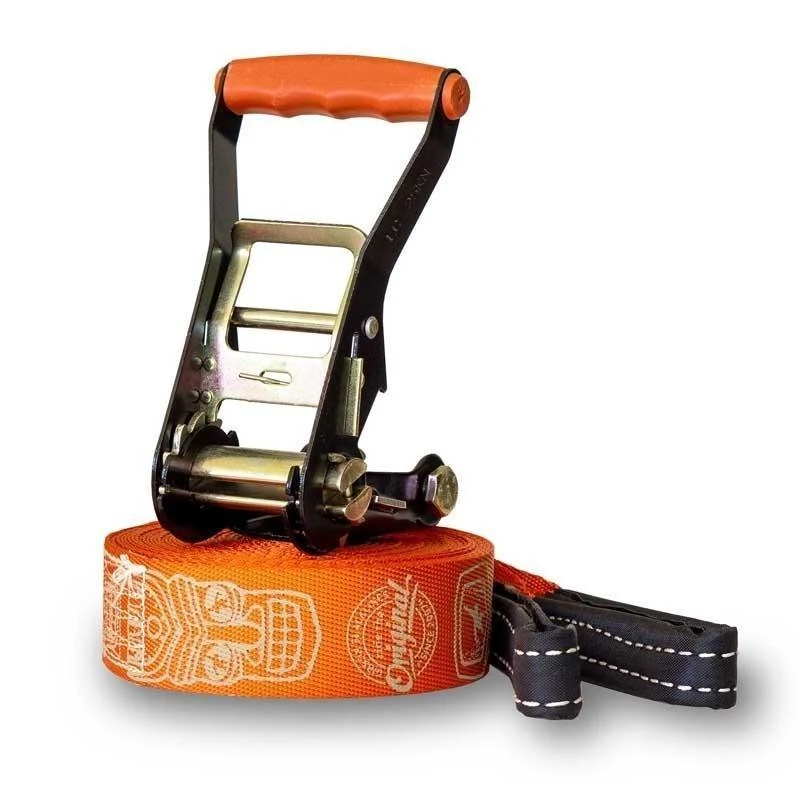 Vokietija Slackline Gibbon Travel Line TreeWear rinkinys 15m/5cm