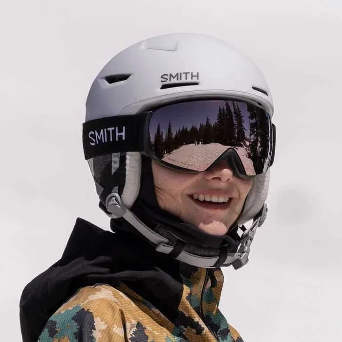 JAV Smith Vida Mips matte baltas slinėjimo šalmas - S-(51-55cm)