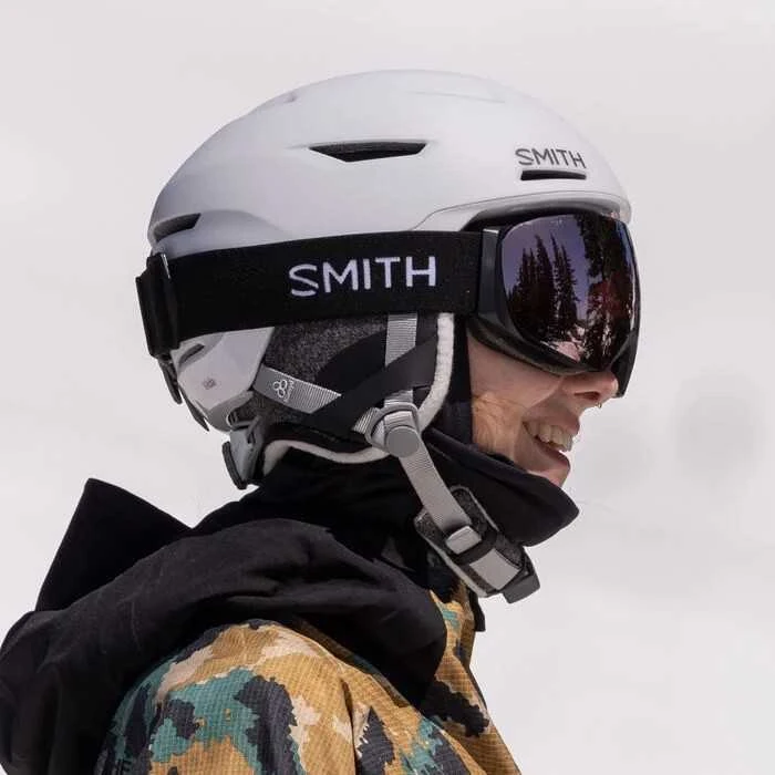 JAV Smith Vida Mips matte baltas slinėjimo šalmas - S-(51-55cm)