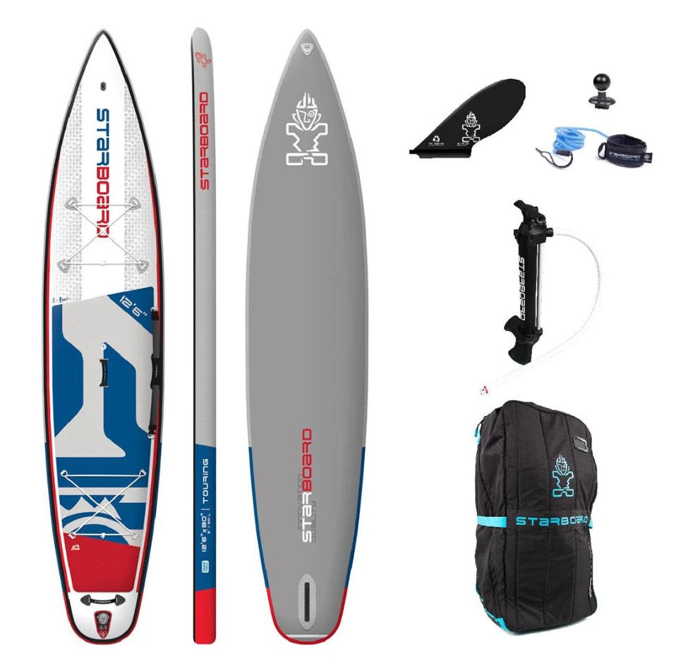 Starboard Touring ZEN SC 12'6" × 30" pripučiama SUP irklentė