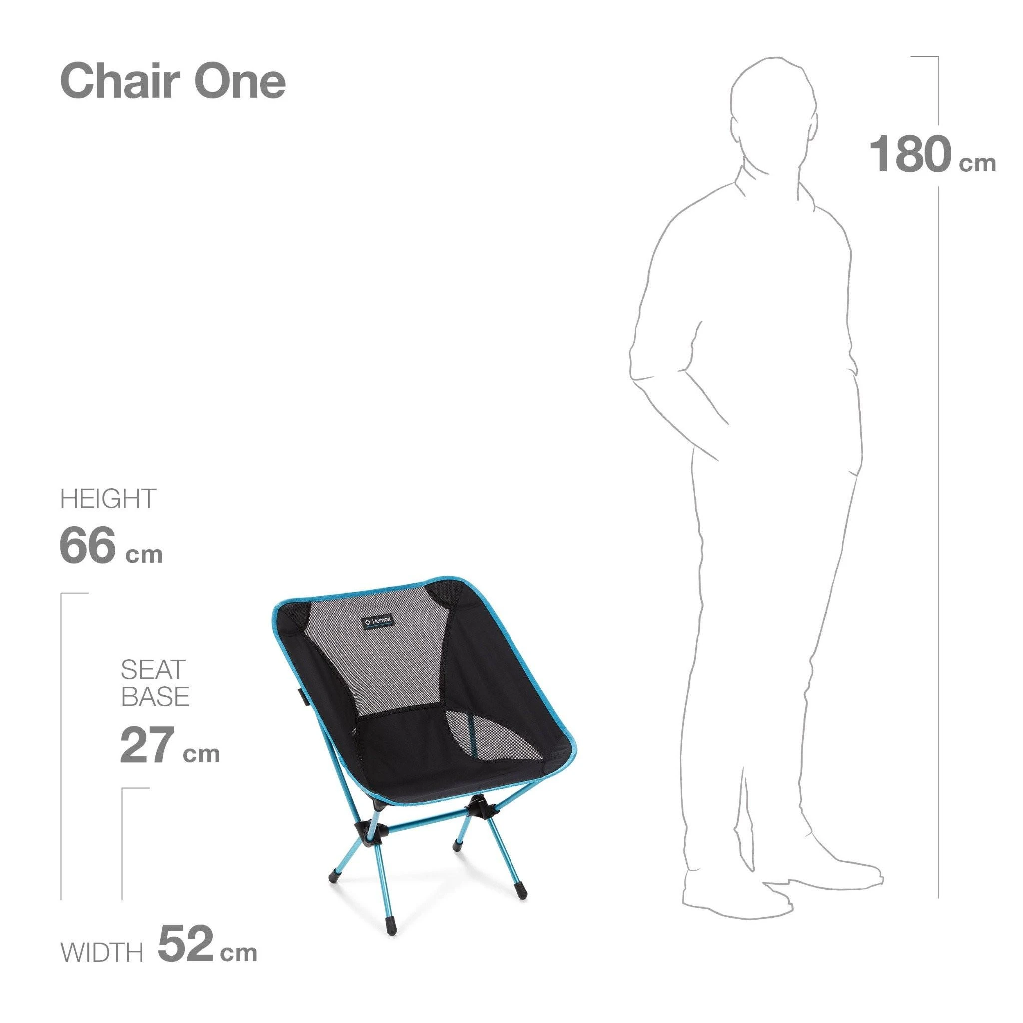 JAV Sudedama kėdė Helinox Chair One