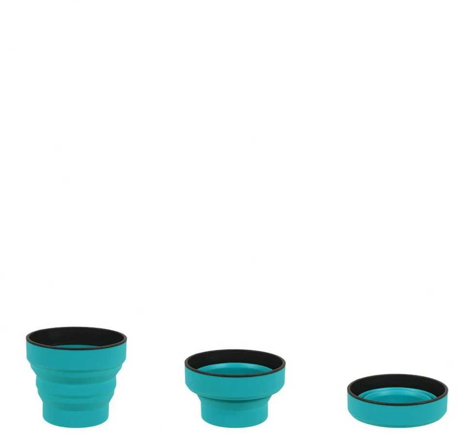 Jungtine Karalyste Sulankstomas puodelis Lifeventure Flexi Mug teal