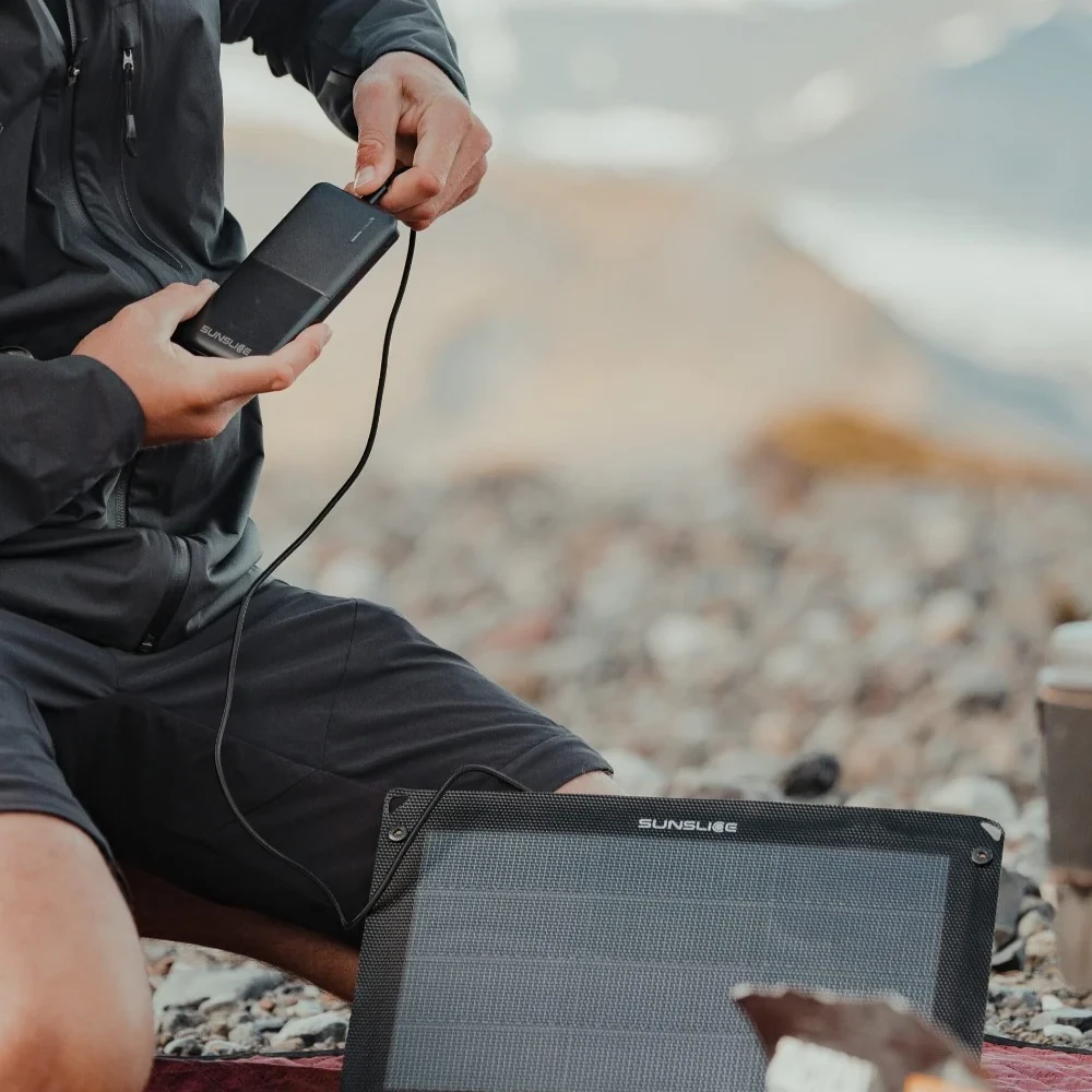 SunSlice Gravity 10'000 mAh Power bank akumuliatorius