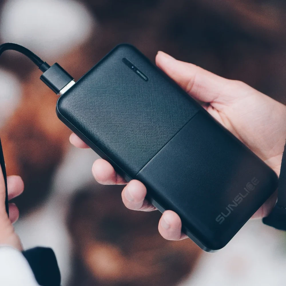 SunSlice Gravity 10'000 mAh Power bank akumuliatorius