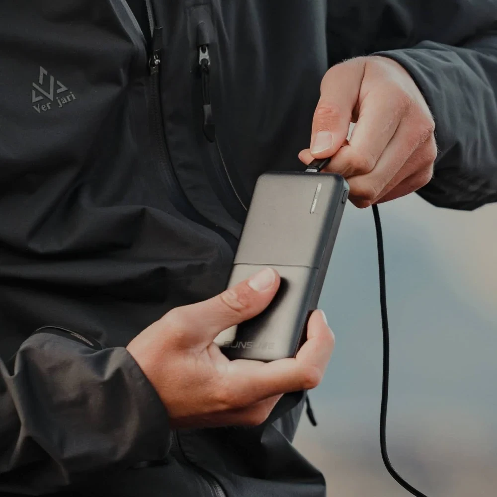 SunSlice Gravity 10'000 mAh Power bank akumuliatorius
