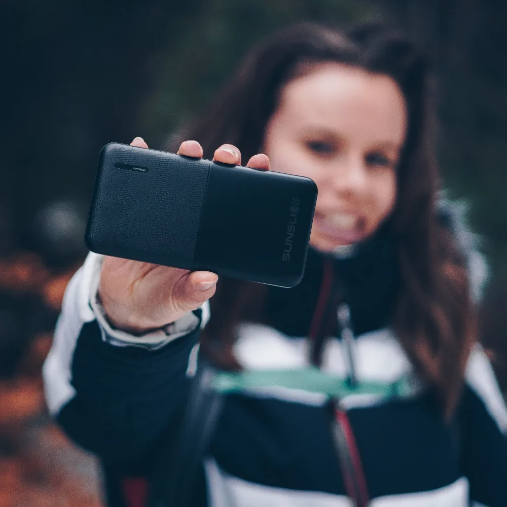 SunSlice Gravity 10'000 mAh Power bank akumuliatorius