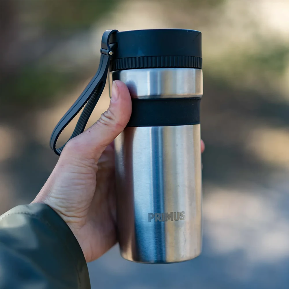 Švedija Primus Mika Wide Insulated 0.35 L stainless steel gertuvė