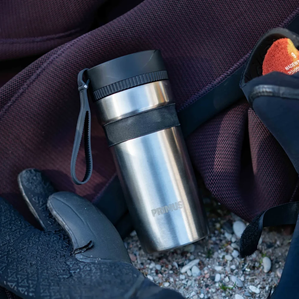Švedija Primus Mika Wide Insulated 0.35 L stainless steel gertuvė