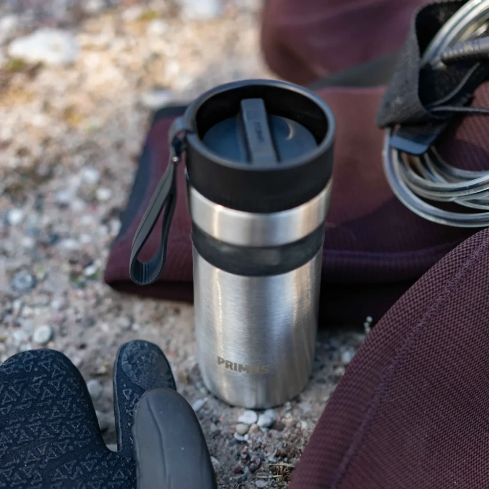 Švedija Primus Mika Wide Insulated 0.35 L stainless steel gertuvė