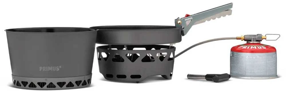 Švedija Primus Primetech stove set 1.3L viryklė su keptuve
