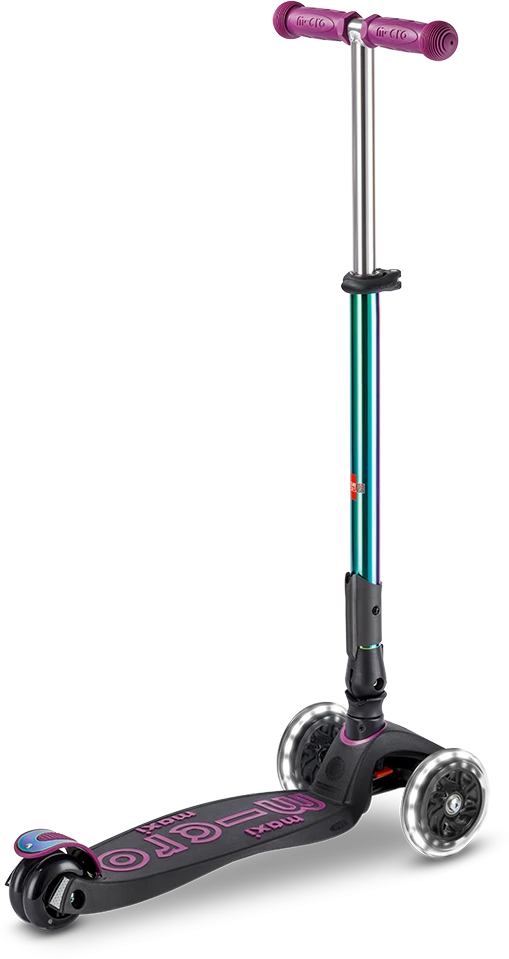 Šveicarija Maxi Micro Deluxe Sulankstomas LED Neochrominis violetinis MMD235