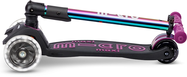 Šveicarija Maxi Micro Deluxe Sulankstomas LED Neochrominis violetinis MMD235