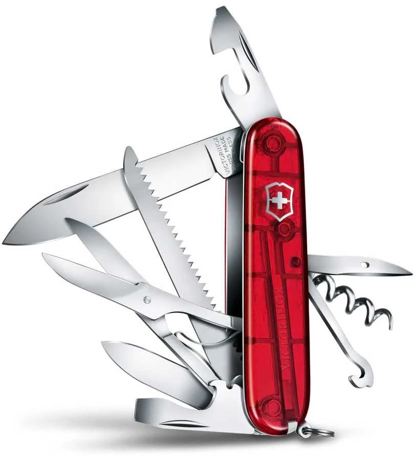 Victorinox Kišeninis Peilis Huntsman 1.3713.T skaidrus medžioklei