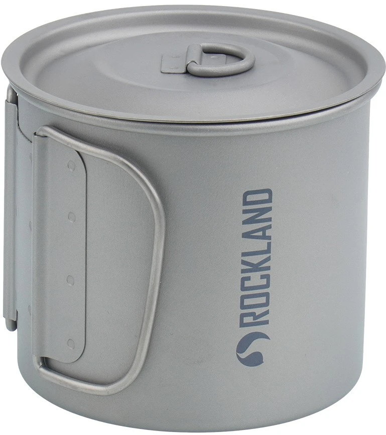 Rocpzrockland Rockland Minimalist 0,6 L – titaninis turistinis puodelis su dangčiu