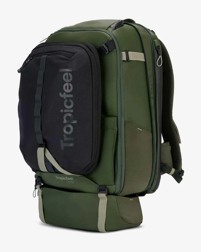 Tropicfeel Hive 22L-32L bronze žalias kuprinė