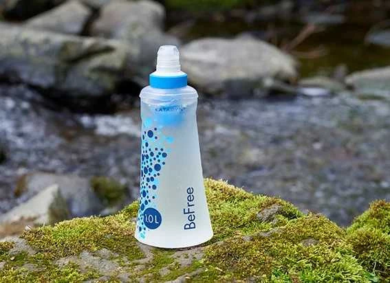 Gertuvė su filtru Katadyn BeFree, 1L | spalva: balta/mėlyna