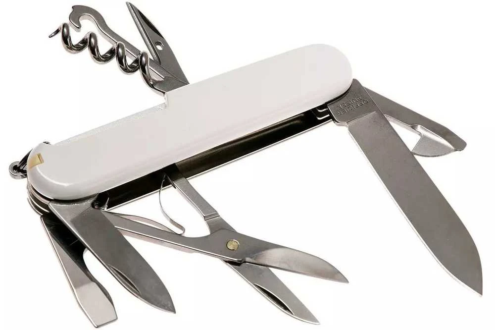 Šveicarijos kariuomenės peilis VICTORINOX CLIMBER Baltas