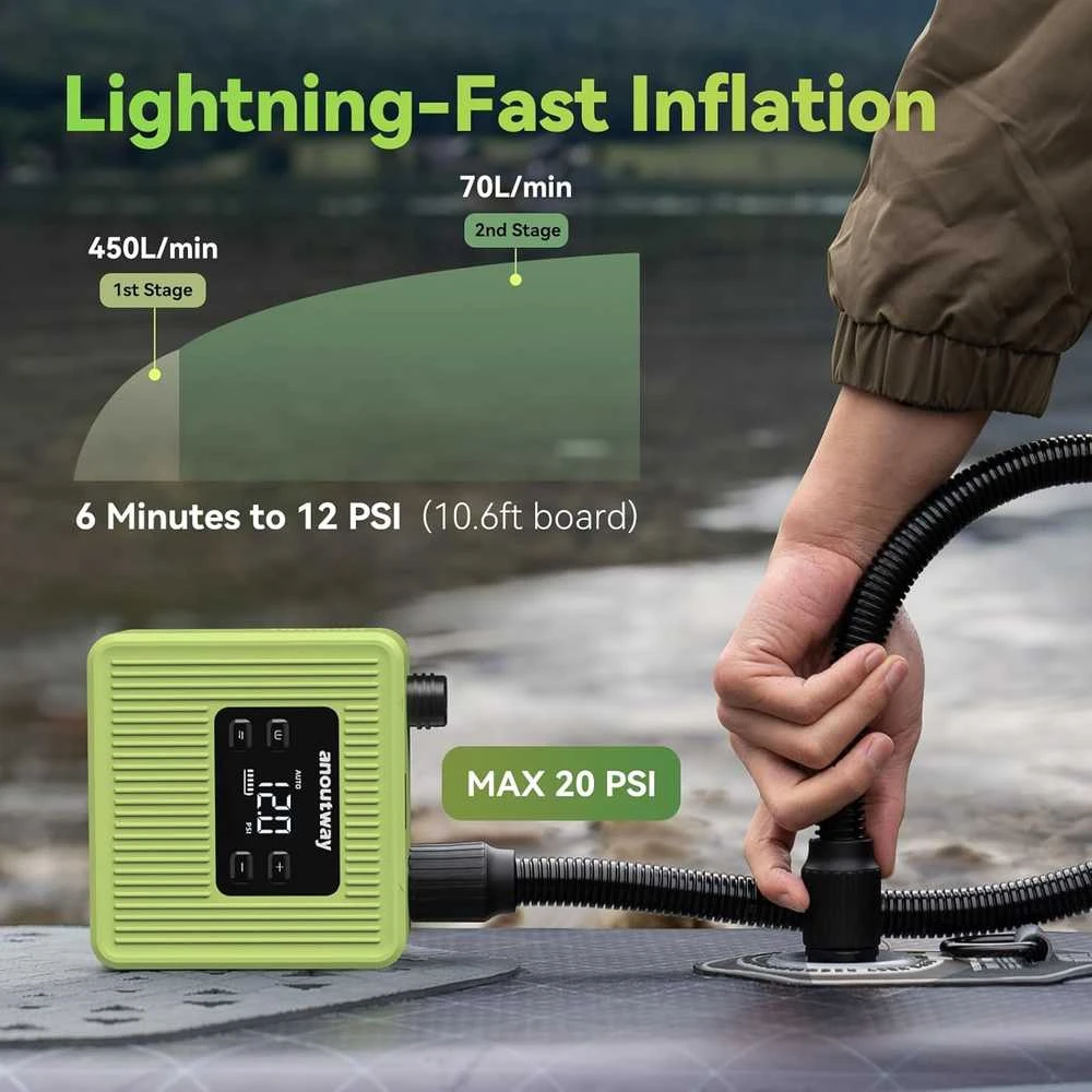 Vokietija Anoutway Cheetah Pro SUP Air Pump pompa