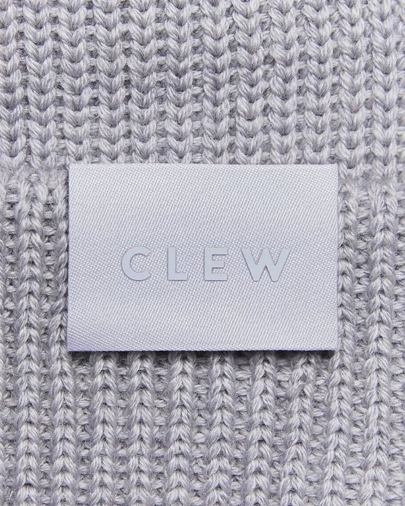 Vokietija Clew Long Fit Beanie pilkas kepurė