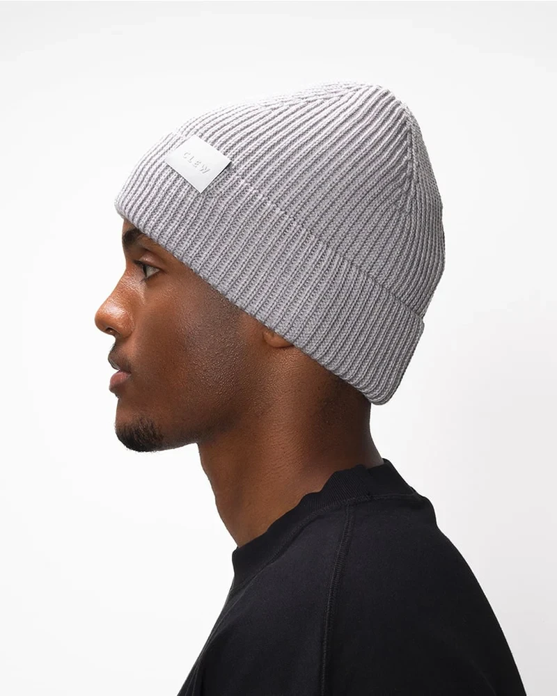 Vokietija Clew Short Cut Beanie pilkas kepurė