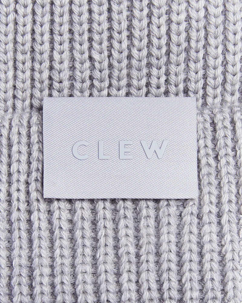 Vokietija Clew Short Cut Beanie pilkas kepurė