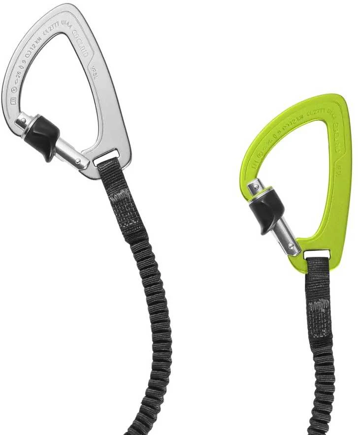 Edelrid Cable Kit UltraLight VII karabinai su elastine juosta