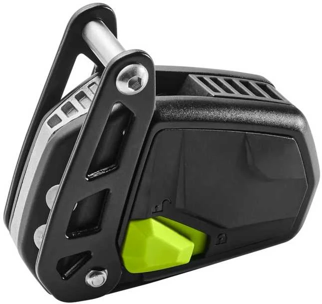 Edelrid Fuse kritimo stabdiklis su žalia svirtele