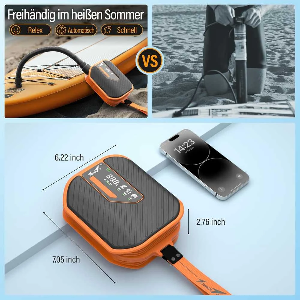 Vokietija TowerTop 50 PSI electric Sup Air pompa