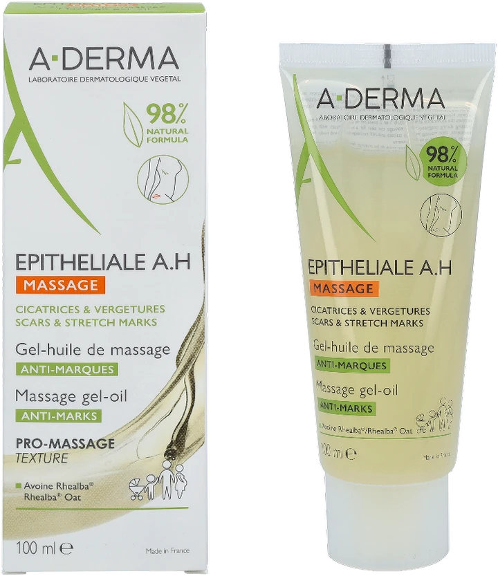 A-Derma Epitheliale A.h Masažo aliejus-gelius 100ml