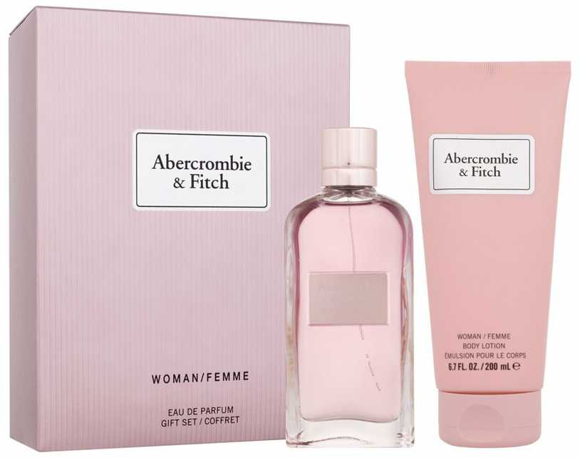Abercrombie & Fitch First Instinct EDP rinkinys moterims (EDP 100 ml + Losjonas kūnui 200 ml)