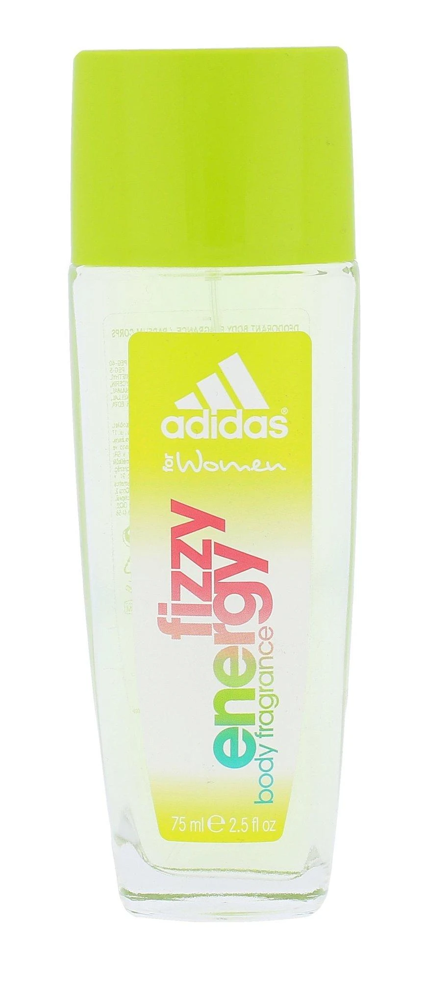 Adidas Fizzy Energy moteriškas dezodorantas su žaliu dangteliu