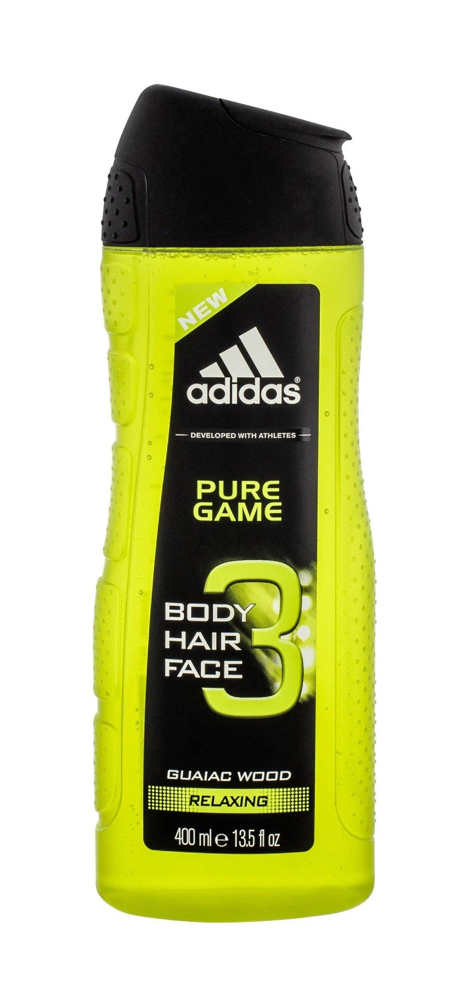 Adidas Pure Game Body Hair & Face Dušo želė dušo gelis vyrams, 400 ml