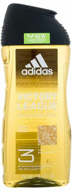 Adidas Victory League Dušo želė 3-In-1 Dušo želė vyrams, 250 ml