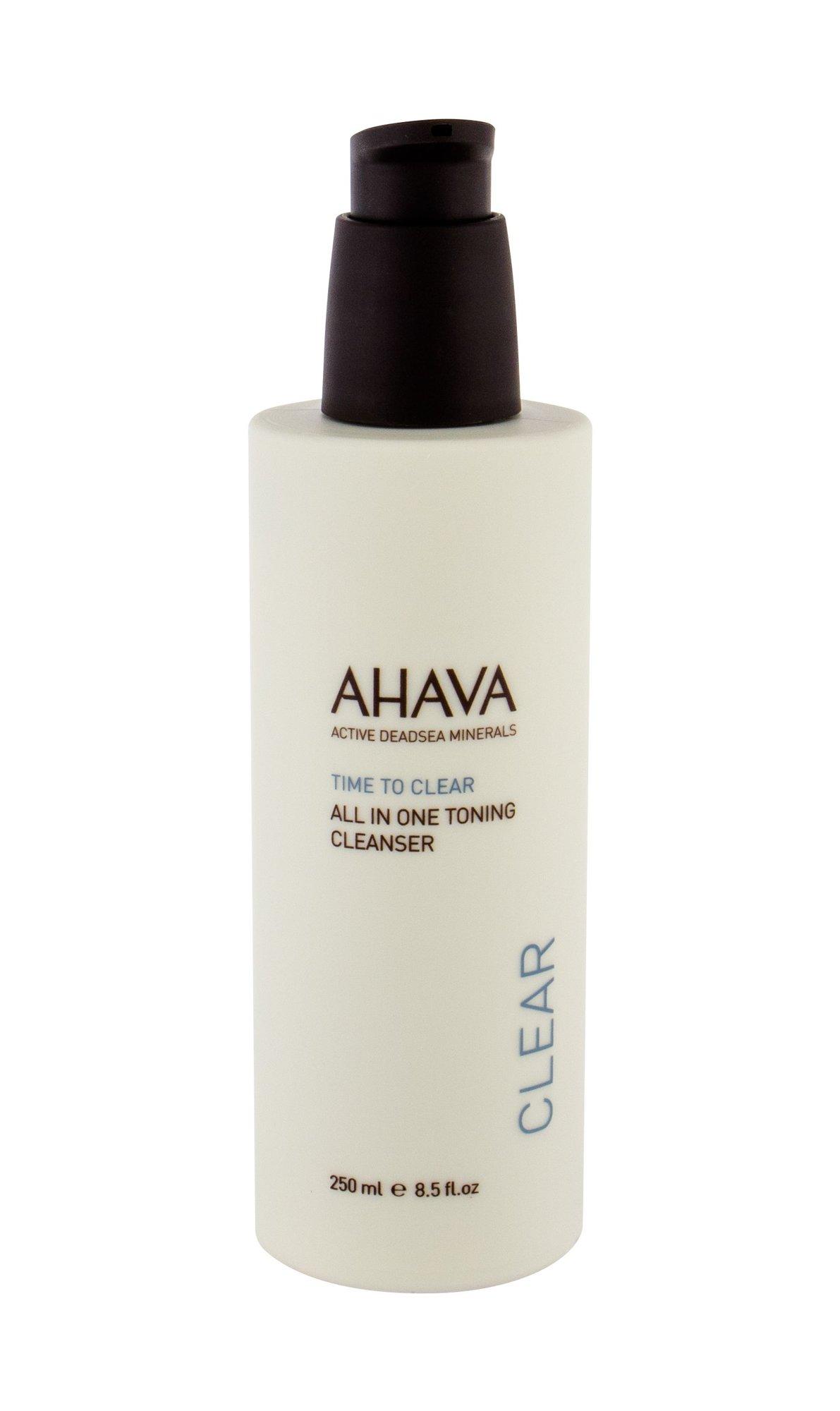 AHAVA Time To Clear All-In-One Toning Valiklis tonizuojantis prausiklis, 250 ml