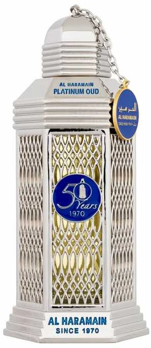 Al Haramain 50 Years Platinum Oud EDP parfumuotas vanduo Unisex, 100 ml