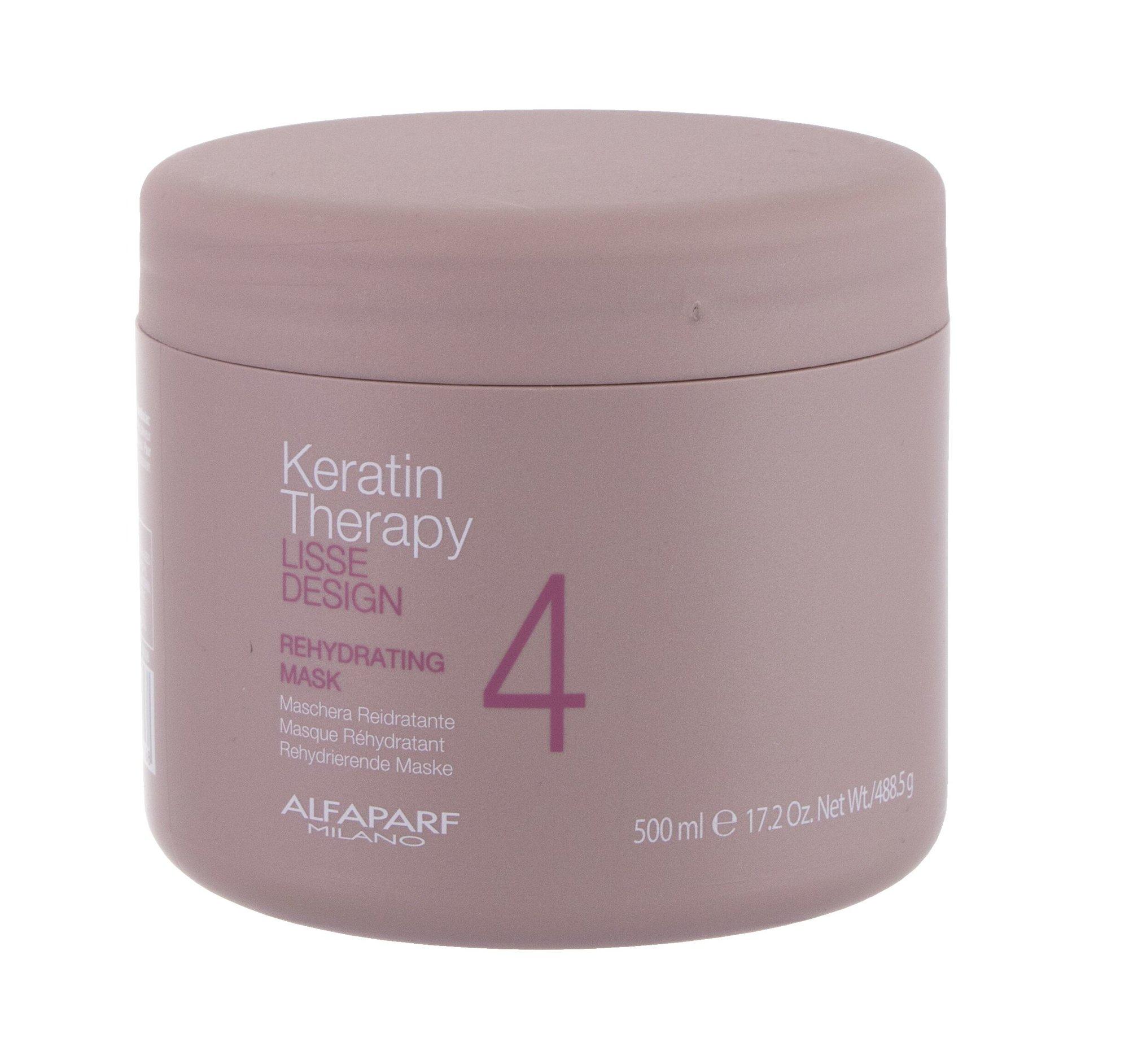 ALFAPARF MILANO Keratin Therapy Lisse Design rehidratuojanti plaukų kaukė