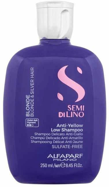 Alfaparf Milano Semi Di Lino Skirtas šviesiems plaukams y Sidabrinis Low šampūnas 250ml