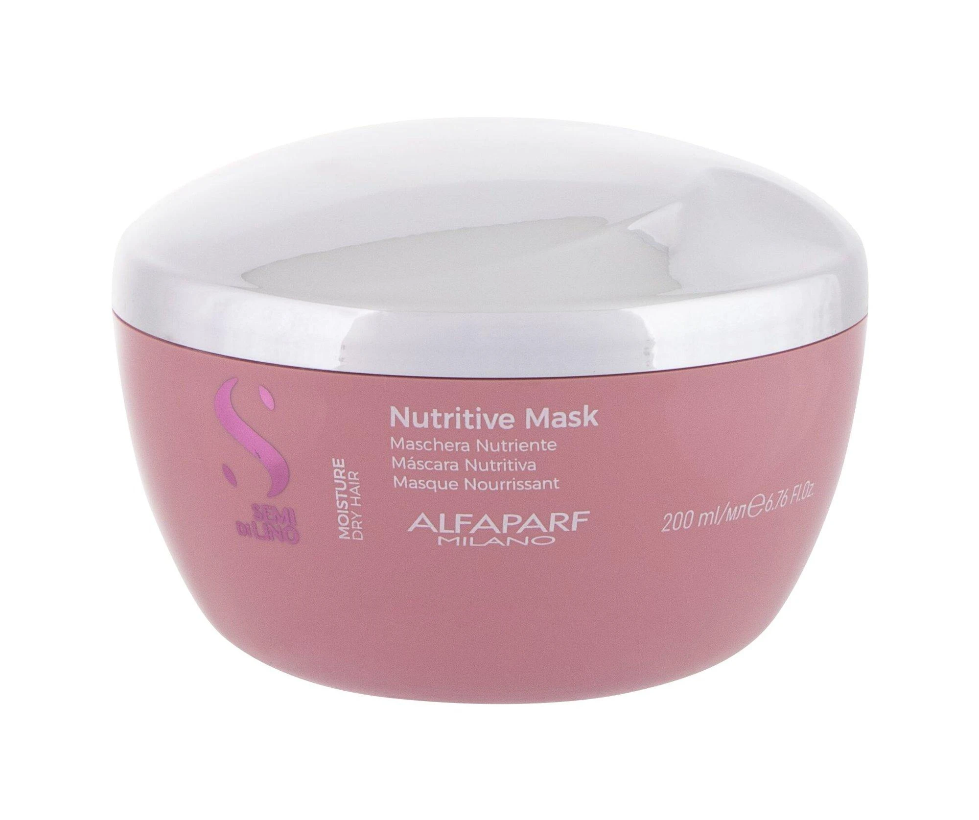 Kaukė plaukams Alfaparf Semi Di Lino Drėkinamasis Nutritive Kaukė, 200 ml
