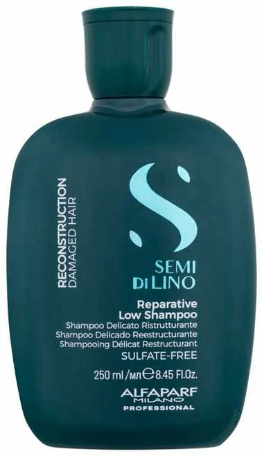 Alfaparf Milano Semi di Lino Reconstruction Reparative atkuriamasis šampūnas pažeistiems plaukams, 250 ml