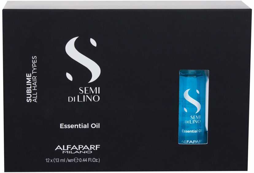 Alfaparf Milano Semi Di Lino Sublime eterinio aliejaus ampulės 12x13ml