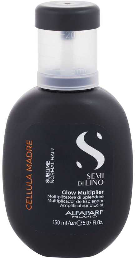 Švytėjimo suteikiantis serumas plaukams Alfaparf Milano Semi Di Lino Sublime Cellula Madre Glow Multiplier 150ml