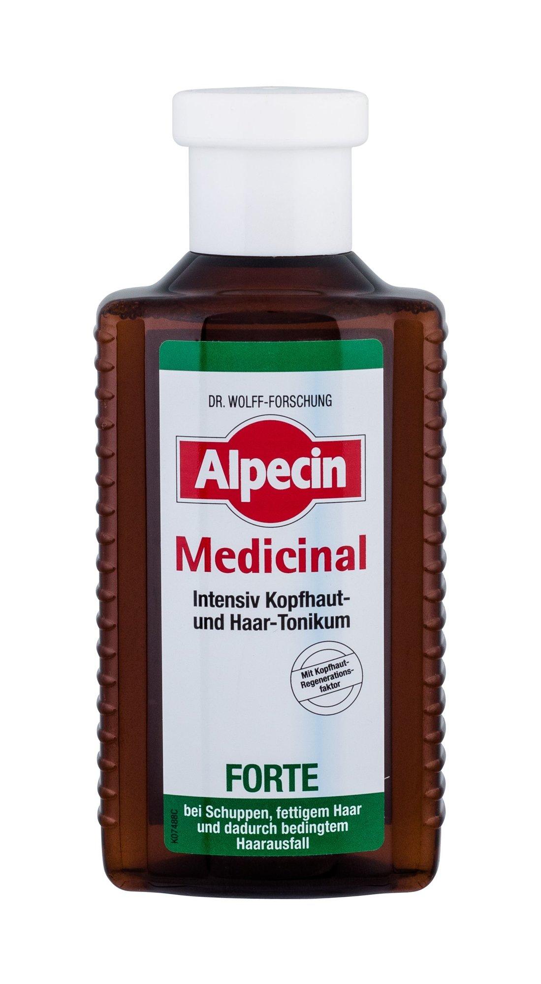 Alpecin Medicinal Forte intensyvus galvos odos ir plaukų tonikas nuo plaukų slinkimo unisex, 200 ml