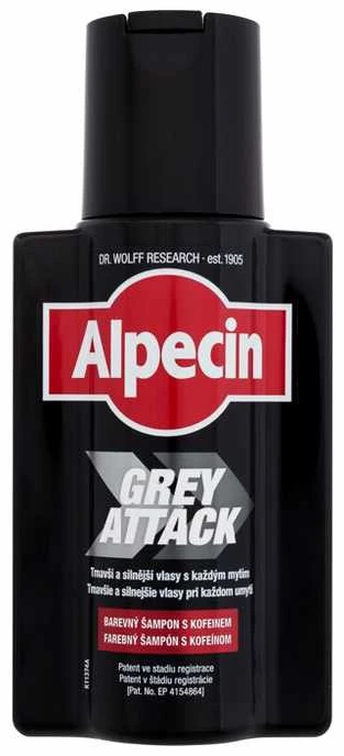 Alpecin Grey Attack Žilų plaukų šampūnas vyrams, 200 ml